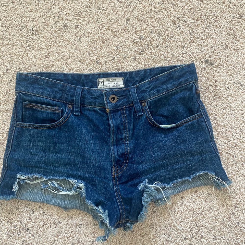 Free People Jean Shorts